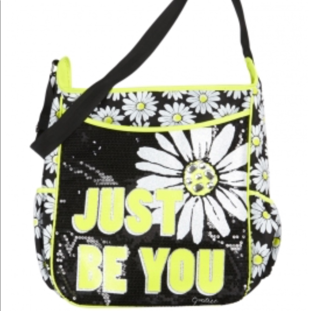 Justice daisy crossbody messenger bag